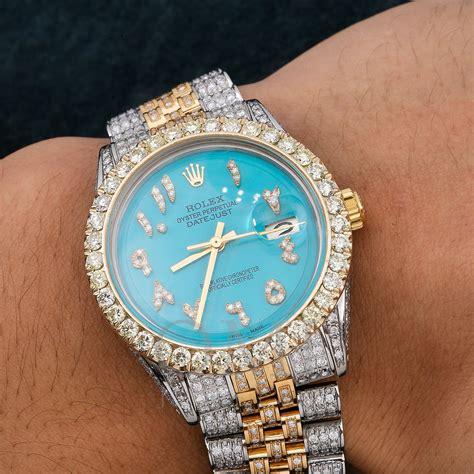 rolex date just diamonds